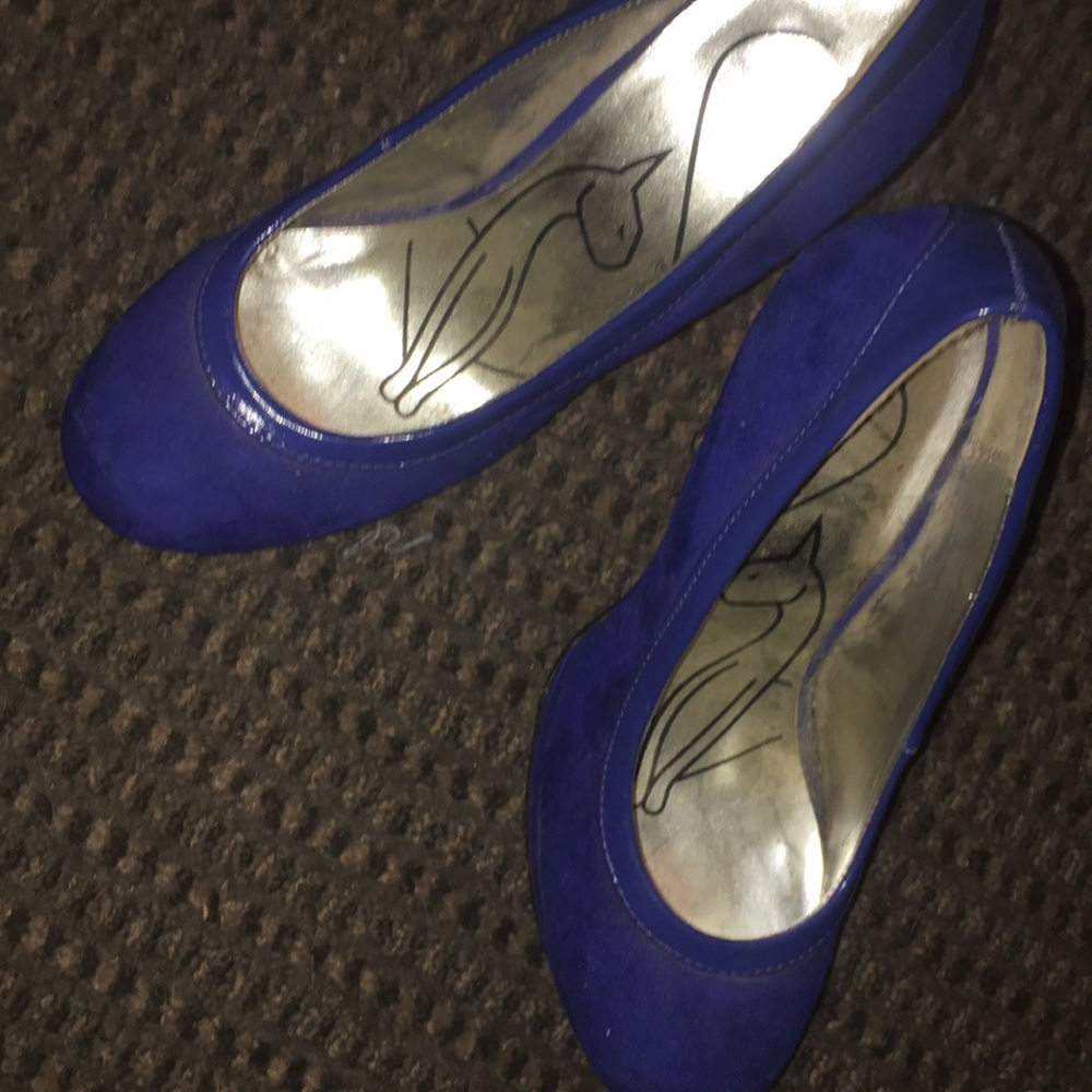 BABY PHAT ROYAL BLUE/Size 7 m High heel EUC